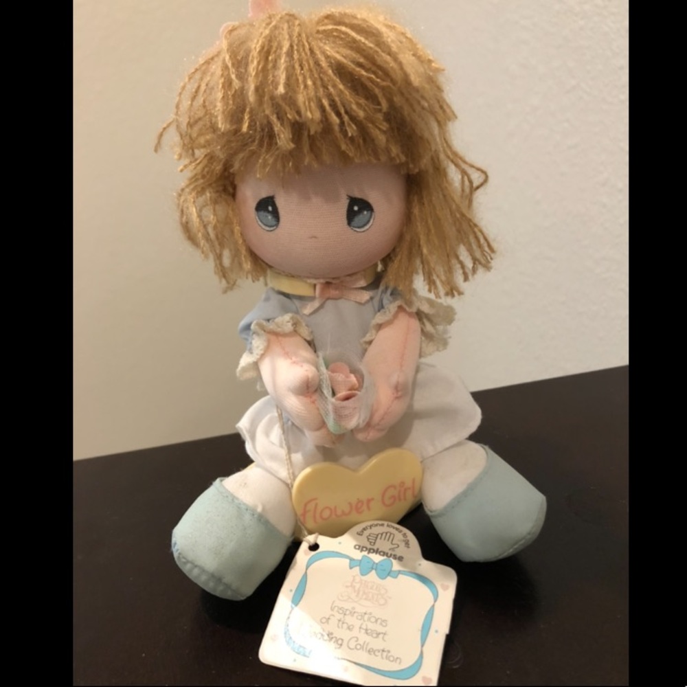 Vintage with tags Precious Moments flower girl